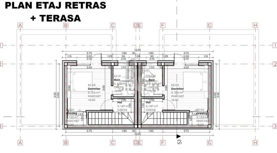 Duplex cu 4 camere cu Canalizare în Bună Ziua