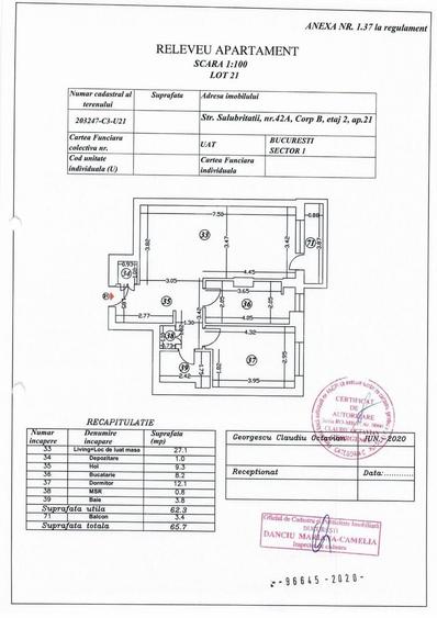 Apartament cu 2 camere decomandat, mobilat în Băneasa