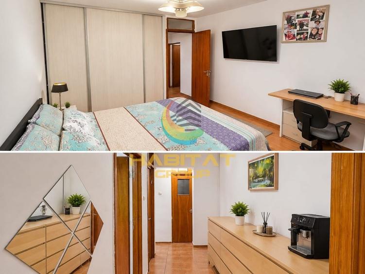 Apartament cu 3 camere semidecomandat în Giurgiului