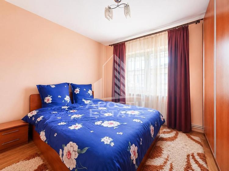 Apartament cu 2 camere semidecomandat, mobilat în Central