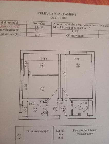 Apartament cu 3 camere semidecomandat în Micro 9