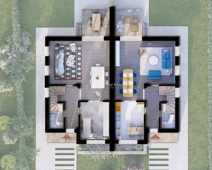 Casă cu 4 camere cu Teren 300 Mp în Buda