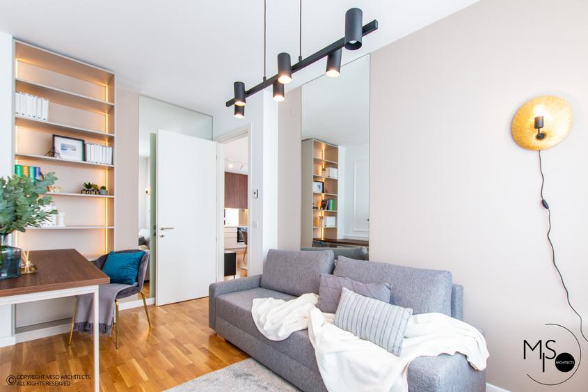 Apartament cu 3 camere semidecomandat în Domenii