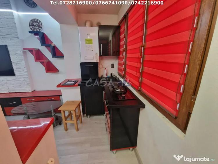 Apartament cu 2 camere semidecomandat în Central