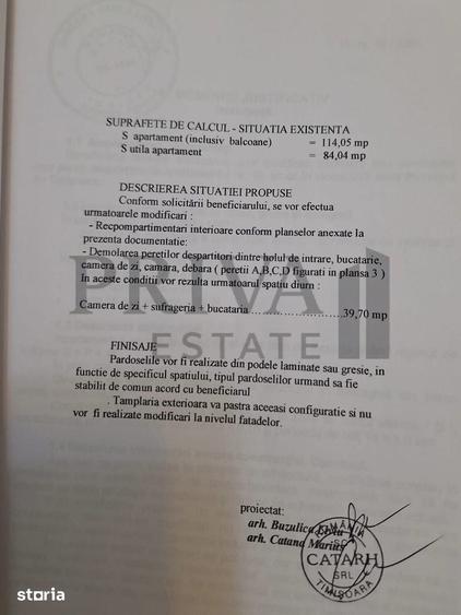 Apartament cu 4 camere, mobilat în Mehala