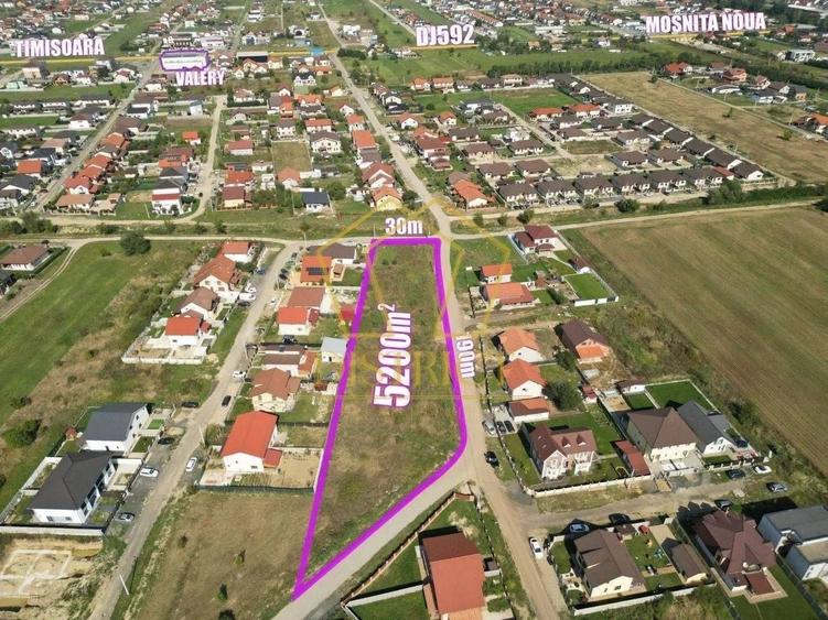 Teren Construcții intravilan de 5200 mp, în Moșnița Nouă