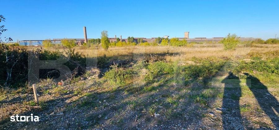 Teren de 5000 mp, în Industrială