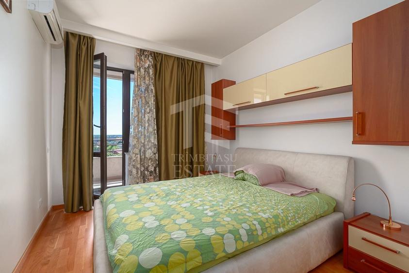 Apartament cu 2 camere semidecomandat, mobilat în Băneasa