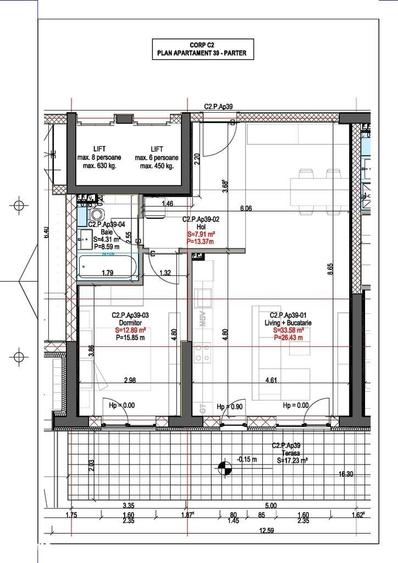 2 camere / parter/73 mp utili / Valletta Towers / Craiova - 10