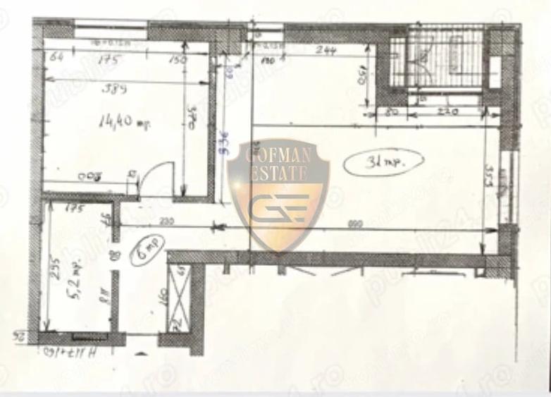Apartament cu 2 camere decomandat în Tomis Nord