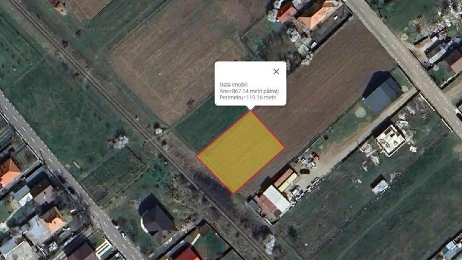Teren agricol intravilan de 2500 mp, în Dumbrava Roșie