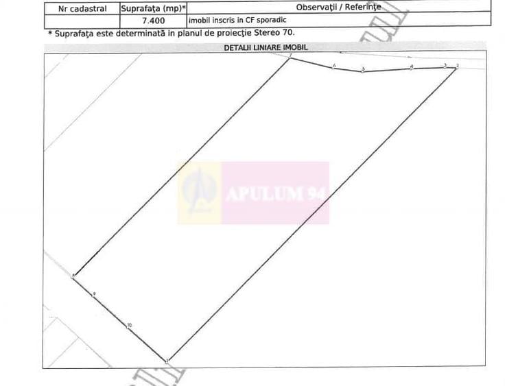 Teren agricol intravilan de 131935 mp, în Est