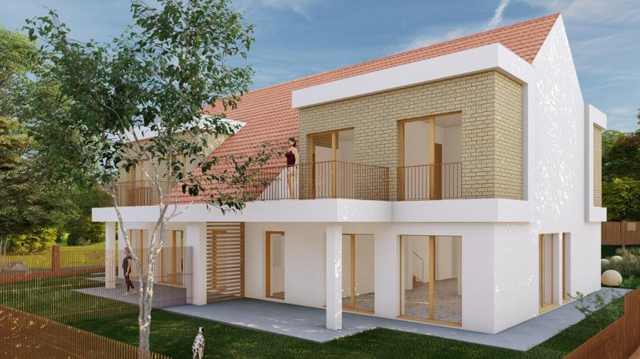 Duplex cu 4 camere cu Canalizare în Chinteni