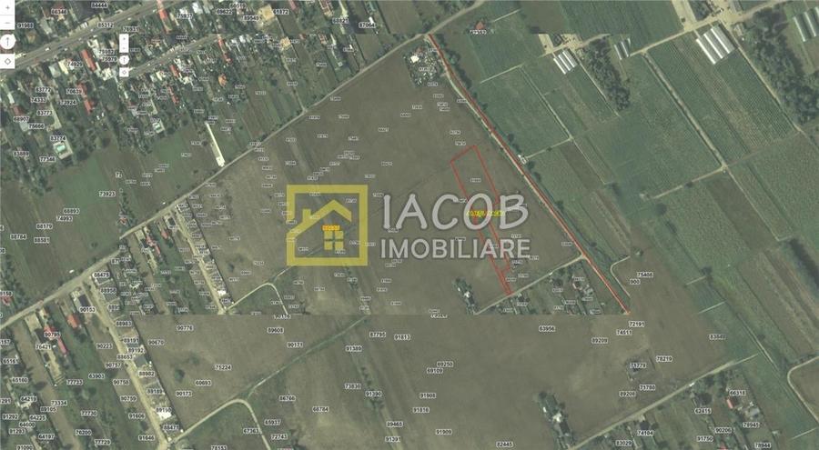 Teren Construcții intravilan de 8892 mp, în 9 Mai