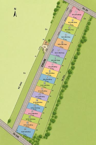 Teren Construcții intravilan de 15867 mp, în Odăi