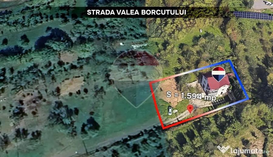 Casă cu 3 camere cu Teren 1594 Mp în Valea Borcutului