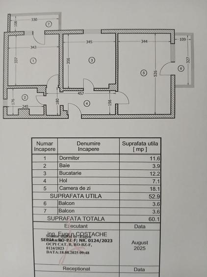 Apartament cu 2 camere decomandat în Dorobanți 1