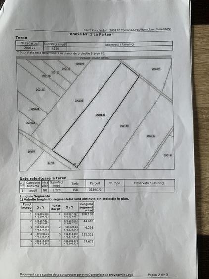 Teren de 8220 mp, în Hunedoara