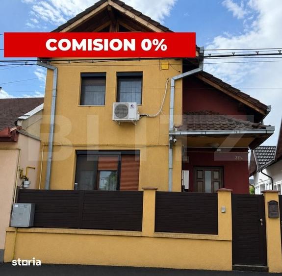 Casă cu 6 camere cu Teren 387 Mp în Central