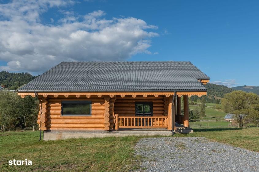 Casă cu 3 camere cu Teren 2520 Mp în Coșna