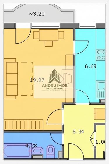 Premium: Garsonieră Decomandată la Metrou Apărătorii Patriei (370m) - 12