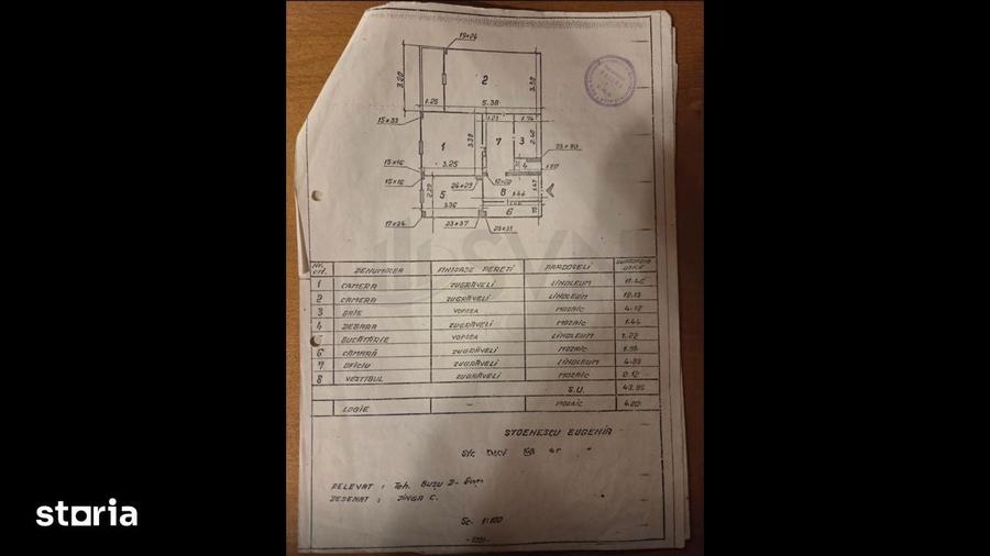 Apartament cu 2 camere decomandat, mobilat în Grivița