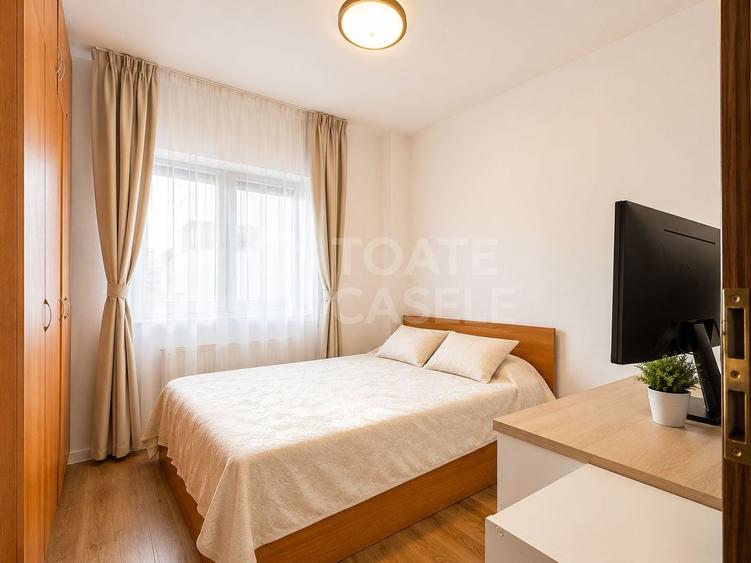 Apartament cu 2 camere semidecomandat, mobilat în Zorilor
