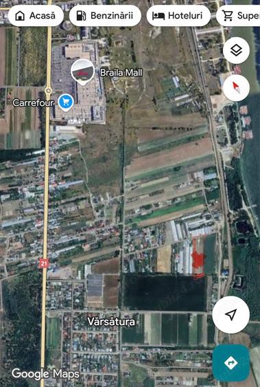 Teren de 4200 mp, în Central