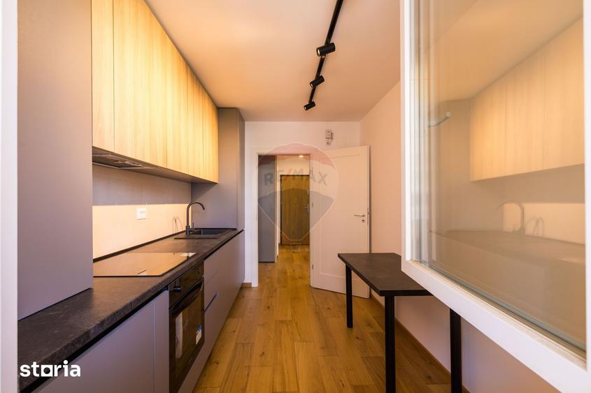 Apartament 2 camere in Urban Plaza. Vedere spre parc. Mobilat complet. - 11