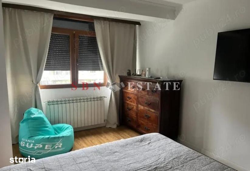Apartament cu 3 camere semidecomandat, mobilat în Crângași