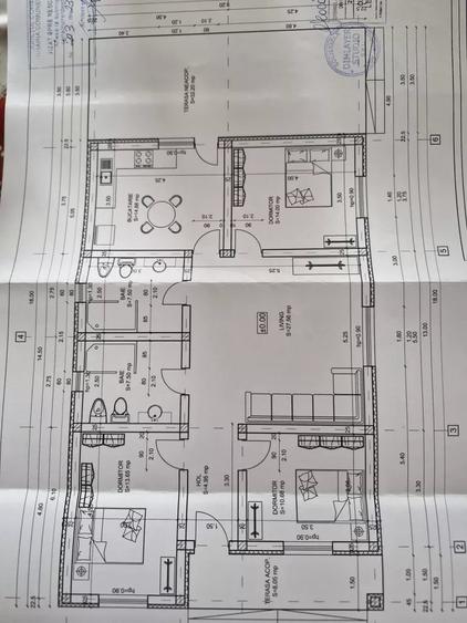 Casă individuală cu 4 camere cu Teren 514 Mp în Cumpăna