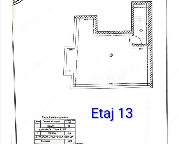 Apartament cu 5 camere decomandat în Parcul Carol