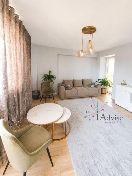 Apartament cu 2 camere decomandat, mobilat în Noua