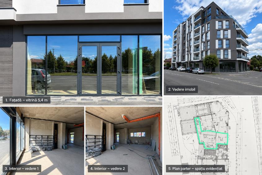 Spațiu comercial, de 79 mp, în Mărăști