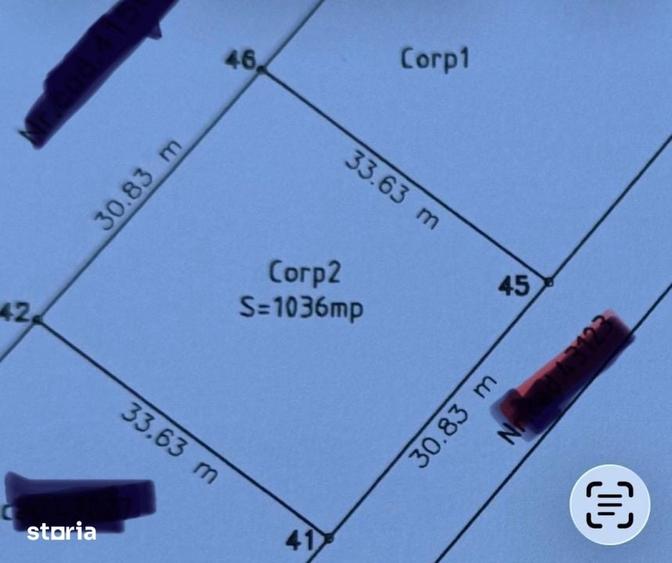 Teren de 1036 mp, în Cârcea