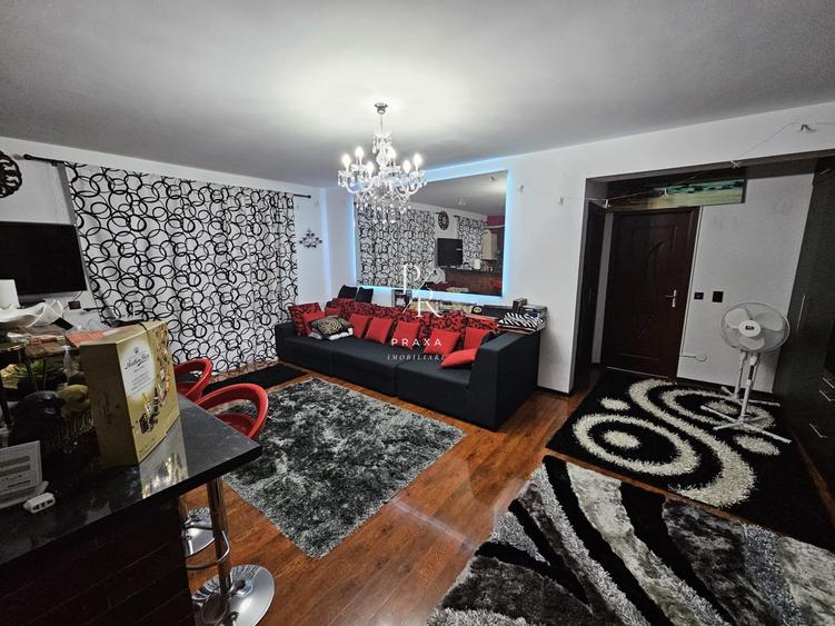 Apartament cu 2 camere semidecomandat, mobilat în Florești