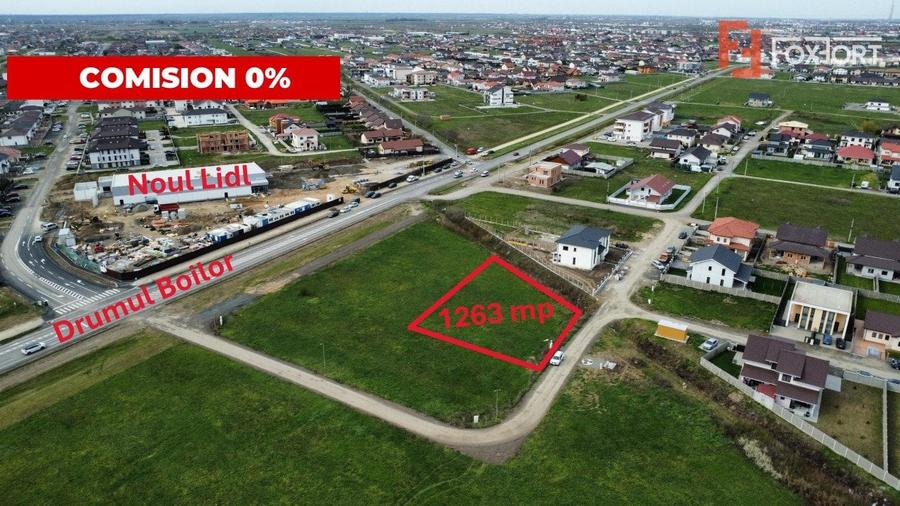 Teren Construcții intravilan de 1236 mp, în Moșnița Nouă