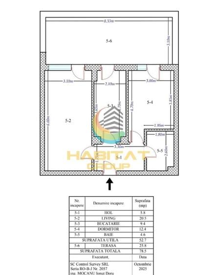 2 camere an 2025 cu Mutare imediata Terasa 26mp - 5