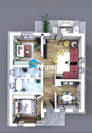 Casă individuală cu 4 camere cu Teren 350 Mp în Ciurbești