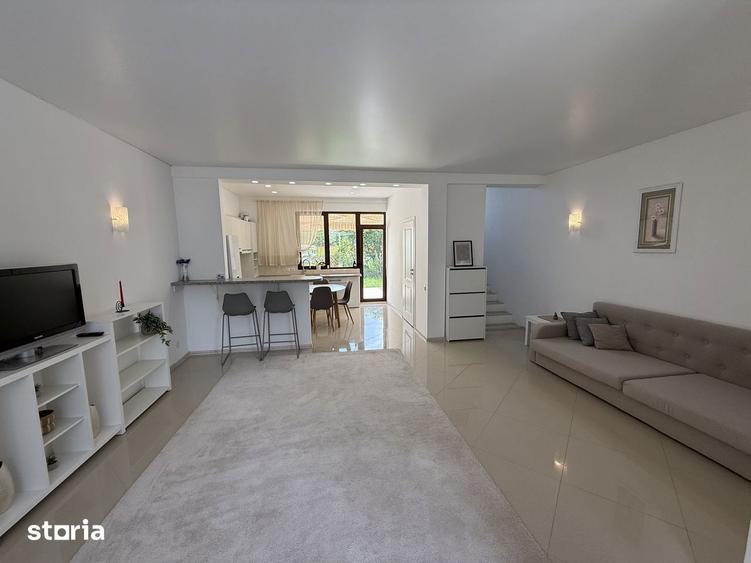Vila de inchiriat P+1 cu 3 camere ?i curte 250 mp in Corbeanca - 1
