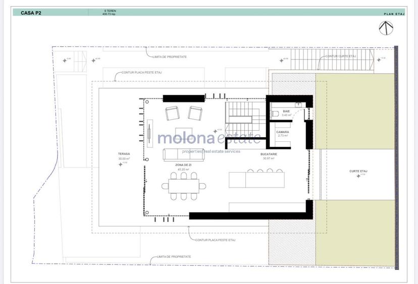 Teren Construcții intravilan de 400 mp, în Europa