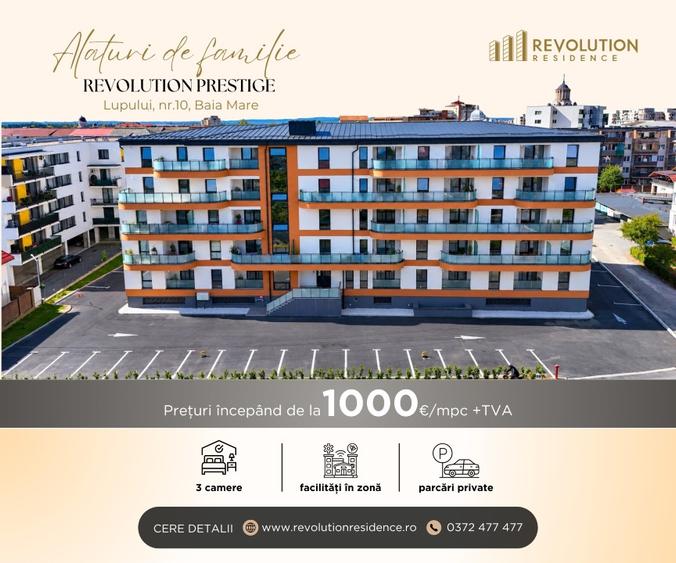 Apartament cu 3 camere decomandat în Bogdan Vodă
