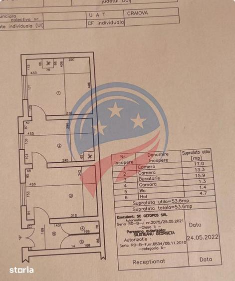 Apartament cu 2 camere în Central