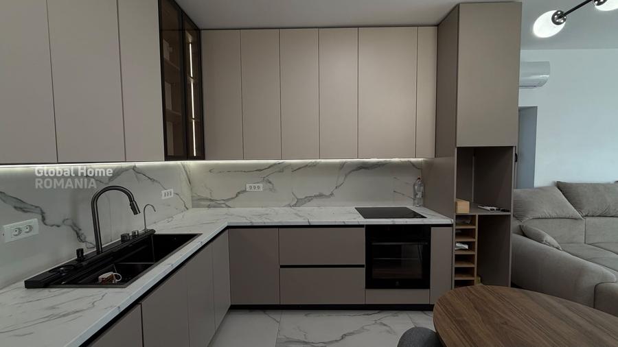 Apartament cu 2 camere semidecomandat, mobilat în 1 Mai