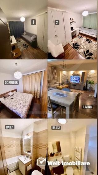 Apartament cu 4 camere decomandat, mobilat în Mănăștur