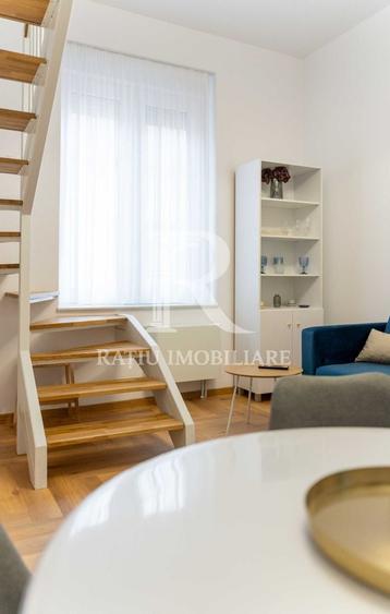 Apartament cu 2 camere semidecomandat, mobilat în Central
