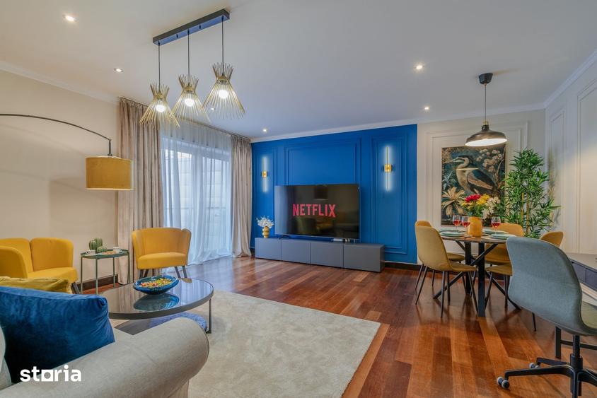 Apartament cu 2 camere, mobilat în Domenii