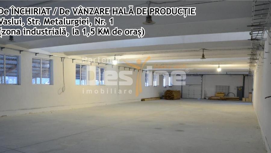 Spațiu industrial, de 766 mp, în Industrială