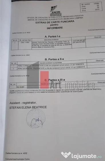 Teren de vanzare Breaza Cornu iesire la DN 1 - 2
