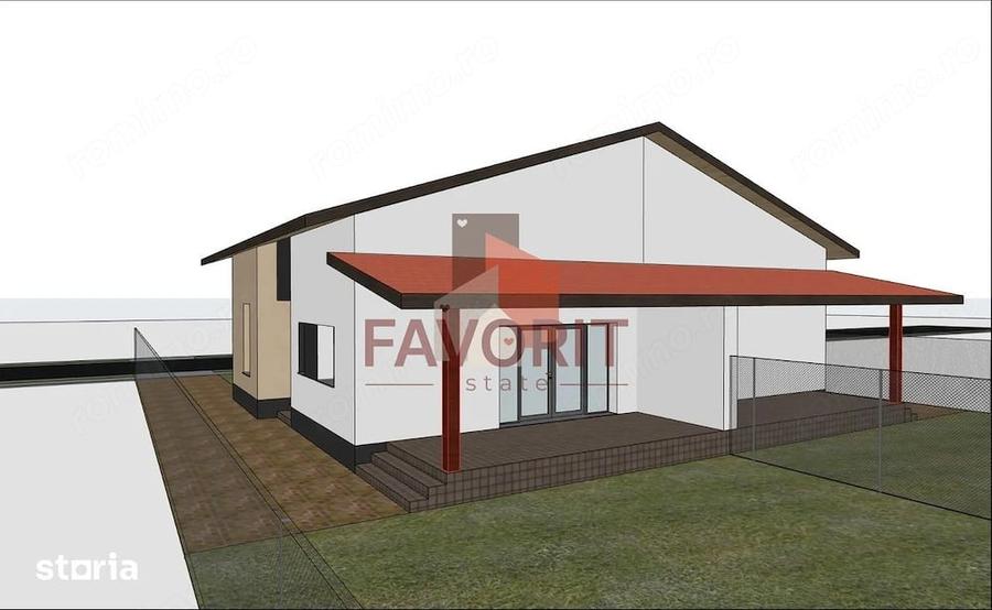 Casă cu 3 camere cu Teren 300 Mp în Săcălaz